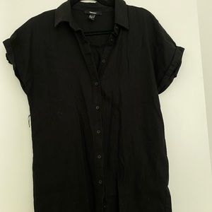 Forever 21 linen shirt dress / cover up